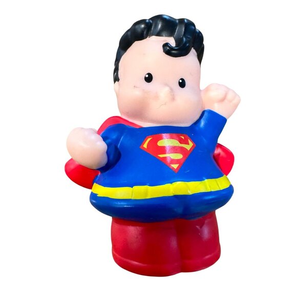 DC Comics Fisher-Price Little People Heroes Villains 6 Pc Batman Superman Joker - Picture 10 of 15